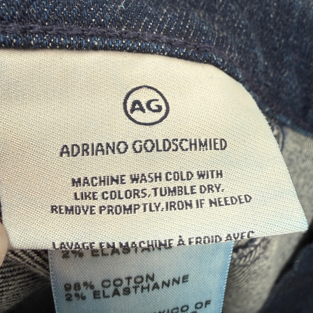 AG Adriano Goldschmied‎ EmRata Flare Jeans Womens 31 Stretch Seam Detail Boho - Picture 10 of 14